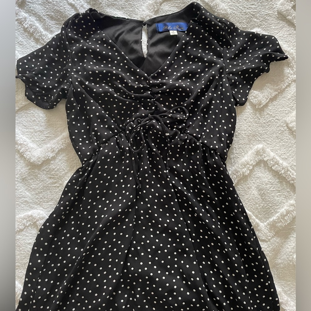 Black & White Polkadot Dress